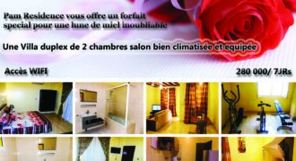 Appartement meublé 2 chambres, forfait lune de miel – Kongnonso, Bamako