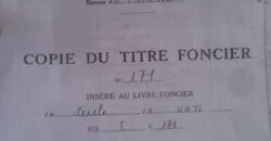 Terrain de 5 hectares en titre foncier à vendre – Katibougou Terrain de 5 hectares en titre foncier à vendre – Katibougou