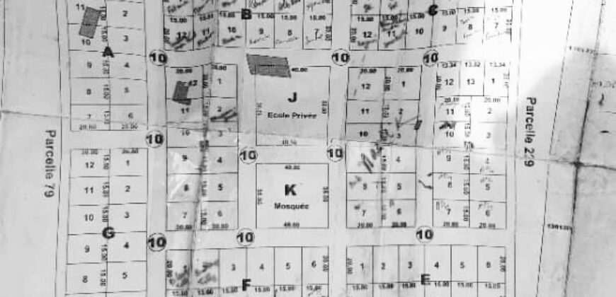 Terrains 300 m² à vendre – Kabala, face cité universitaire