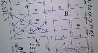 Terrain de 250 m² en titre foncier à vendre – Djicoroni Coura, Bamako