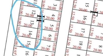 Quatre terrains collés de 3.150 m² à vendre – Tabacoro, Niamana