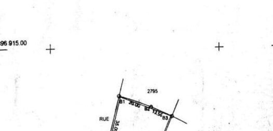 Terrain d&rsquo;angle de 1.074 m² à vendre – ACI 2000, Bamako