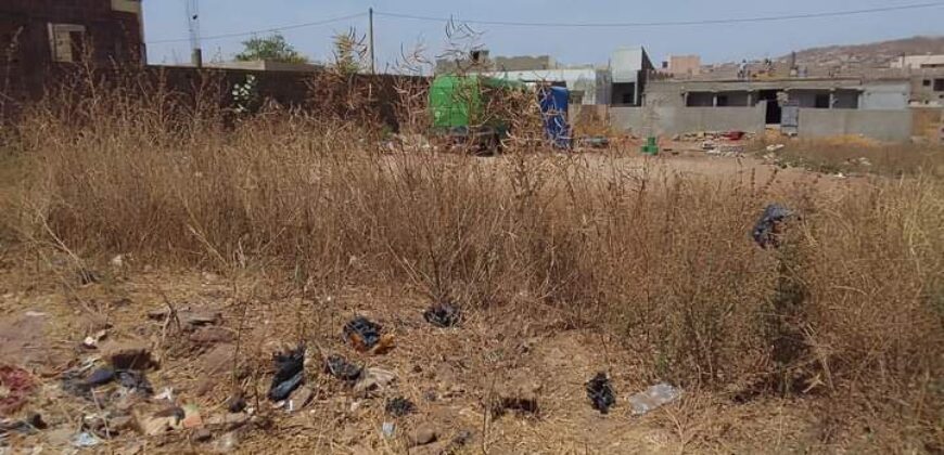 Terrain d&rsquo;angle de 367 m² en titre foncier à vendre – Kadobougouni, Yirimadio
