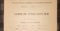 Deux terrains collés en titre foncier à vendre – Katibougou Samako Deux terrains collés en titre foncier à vendre – Katibougou Samako
