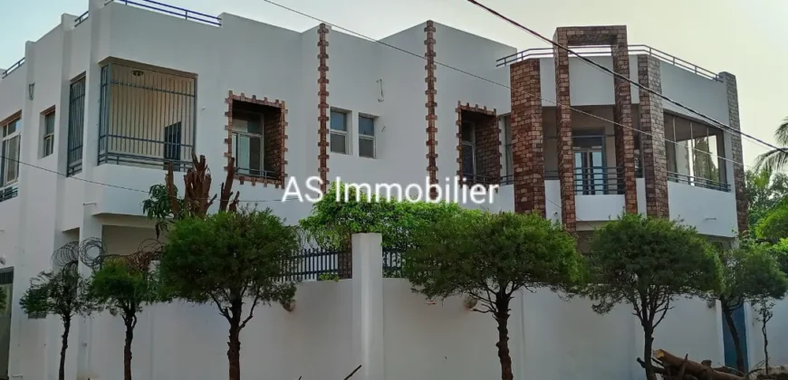 Villa avec piscine 5 chambres à louer – Cité du Niger, bord du fleuve