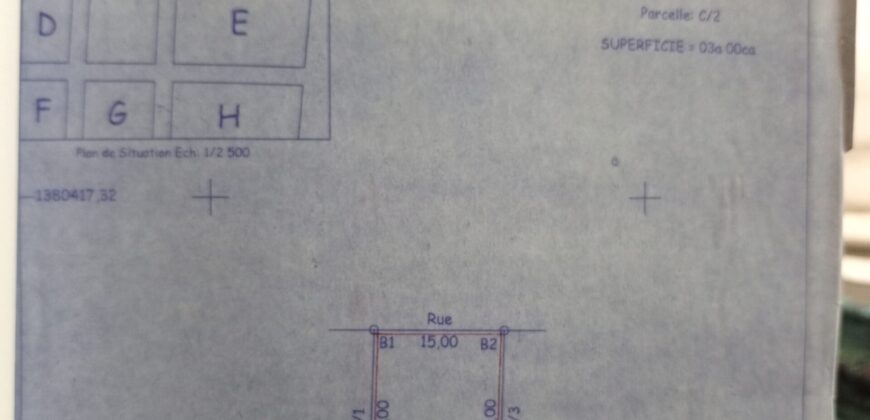 Parcelles d&rsquo;habitation de 300 m² en titre foncier individuel à vendre – Diatoula
