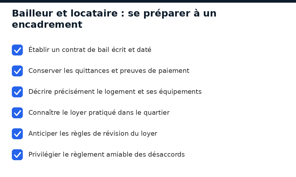 Conseils pour bailleur et locataire afin de se préparer à un encadrement des loyers au Mali