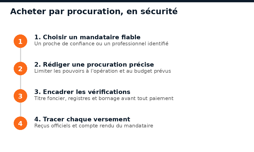 Les étapes pour acheter un bien par procuration au Mali en sécurité