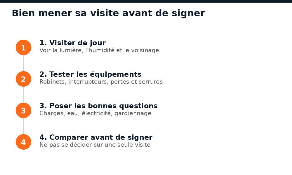 Comment bien mener sa visite avant de signer un bail à Bamako