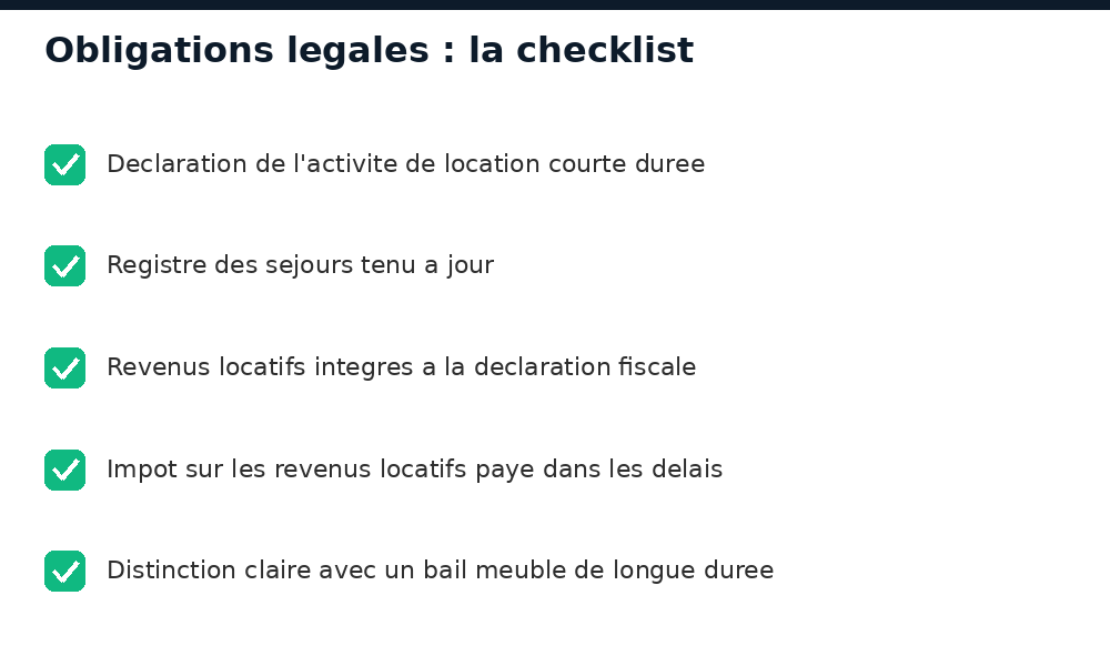 Checklist des documents à conserver pour une location courte durée légale à Bamako