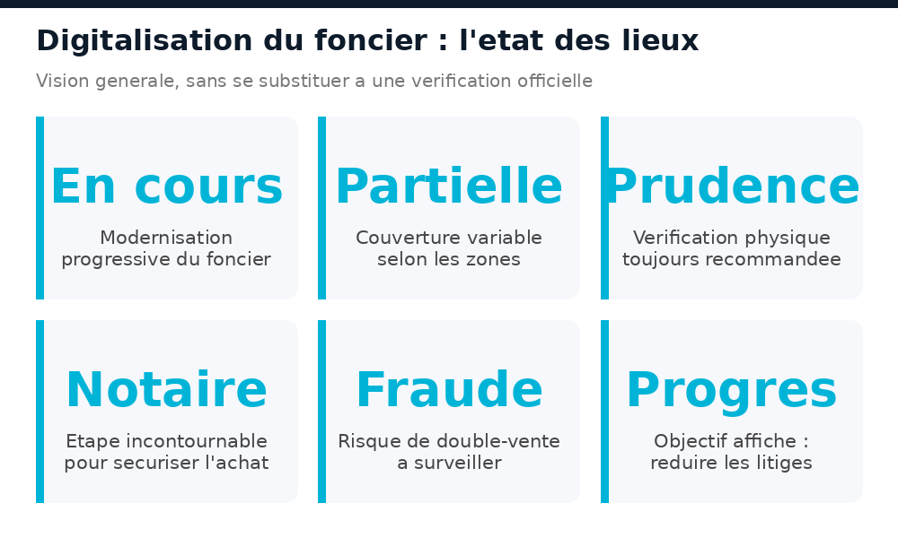 État des lieux de la digitalisation du foncier au Mali