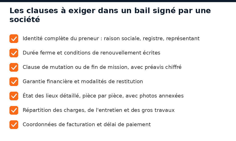 Clauses à exiger dans un bail signé par une société ou une ONG à Bamako
