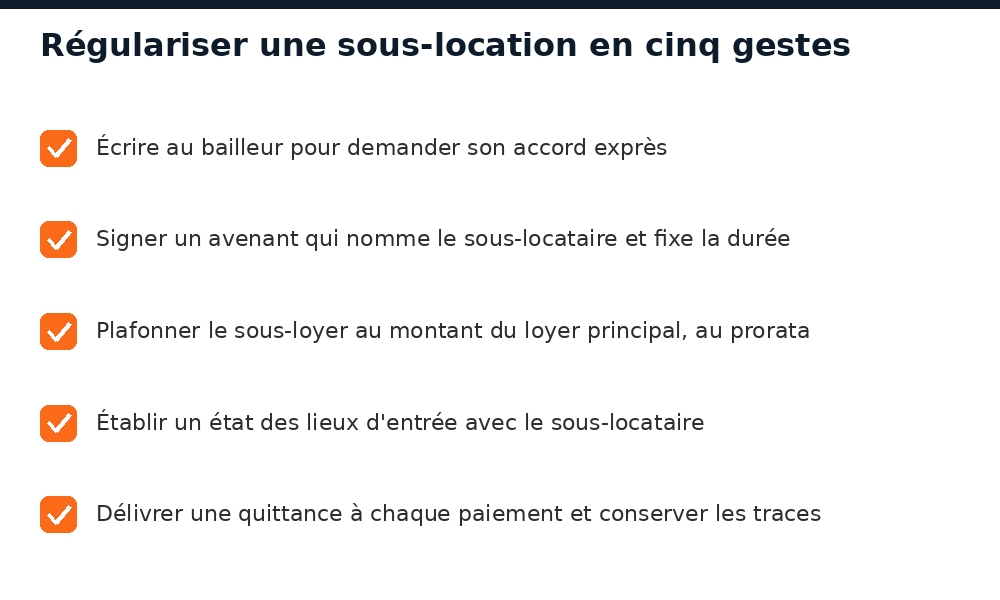 Les gestes à poser pour régulariser une sous-location de logement à Bamako